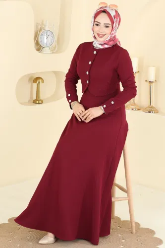 S.L. - Dress 2819SL432 Burgundy
