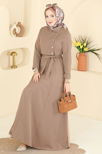 moda selvim Dress 2838SLK540 Vision - Thumbnail