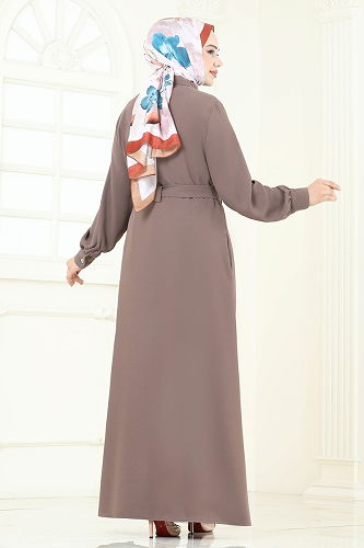 moda selvim Dress 283ASN888 Dark Vision - Thumbnail