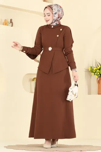 S.L.K. - الفستان عسلي 2841SLK540