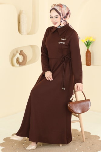 S.L. - Dress 2855SL432 Brown