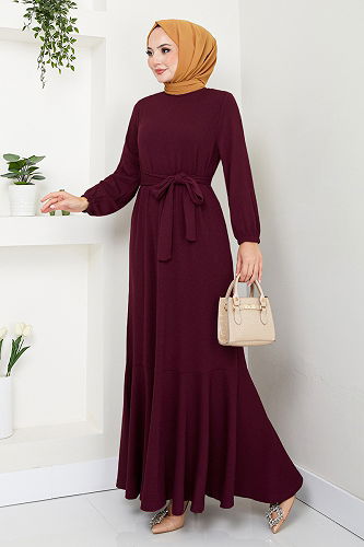 moda selvim الفستان توتي 285DVL817-M - Thumbnail