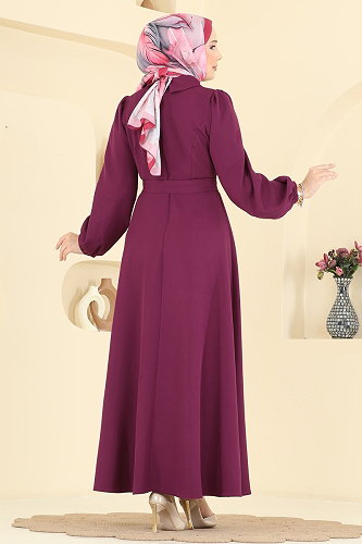 moda selvim الفستان توتي 2863SLK540 - Thumbnail