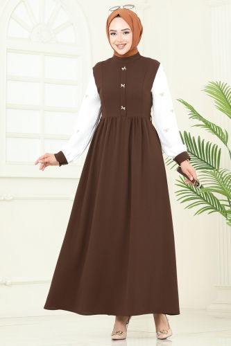A.S.N. - Dress 286ASN888 Brown