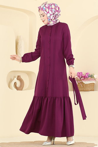 moda selvim الفستان توتي 2870SLK540 - Thumbnail