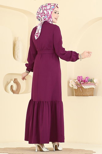 moda selvim الفستان توتي 2870SLK540 - Thumbnail