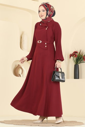 S.L.K. - Dress 2873SLK540 Burgundy