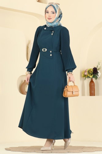 S.L.K. - Dress 2873SLK540 Petroleum
