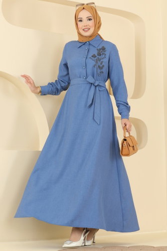 S.L. - Dress 2915SL432 Indigo
