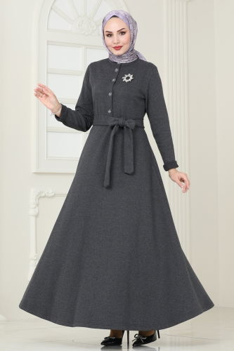 D.V.L. - Dress 294DVL817 Anthracite