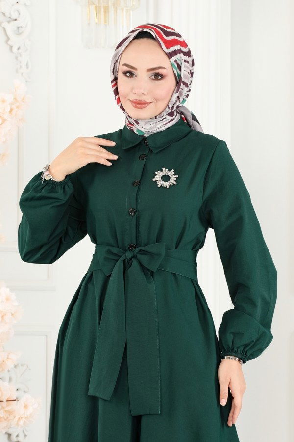 Dress 3003KTR750 Dark Emerald - 3