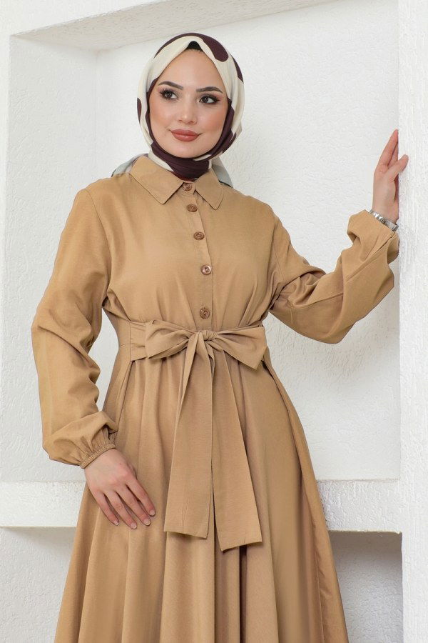 Dress 3003KTR750 Latte - 4