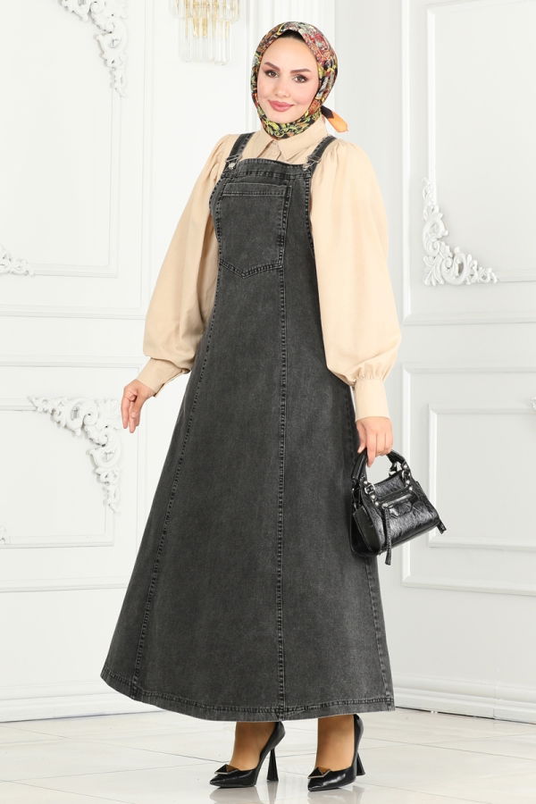 Modaselvim Jile DRESS 3003ZNE1011 Washed Anthracite