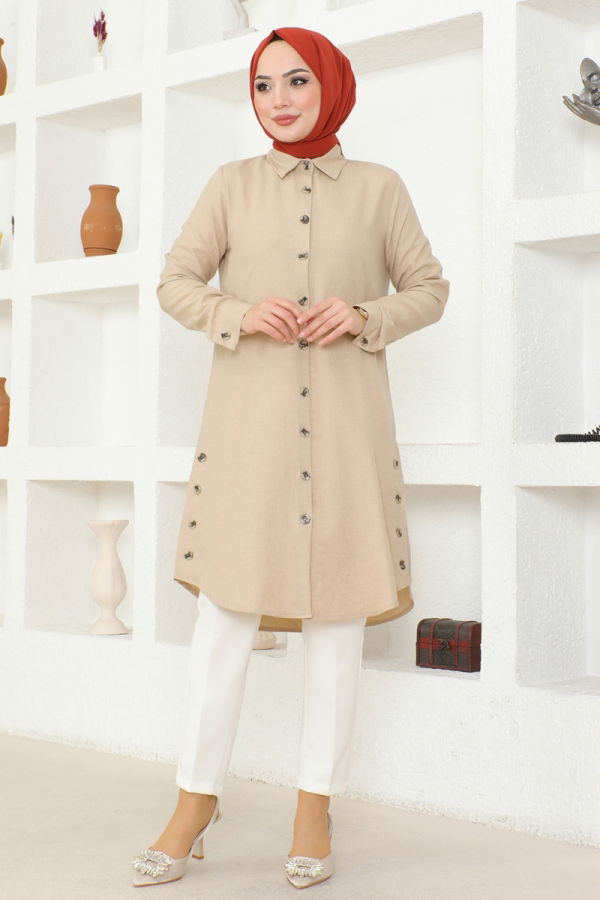 Modaselvim BIG SEASON DISCOUNT Tunic 3010KTR750 Stone