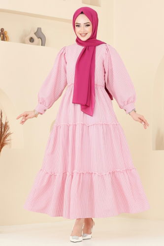 moda selvim الفستان زهر 3025TBL694 - Thumbnail