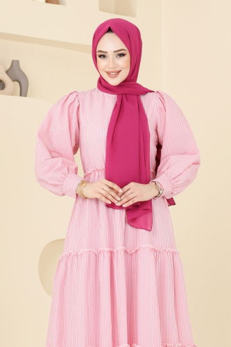 moda selvim الفستان زهر 3025TBL694 - Thumbnail