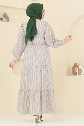 moda selvim Dress 3025TBL694 Vision - Thumbnail