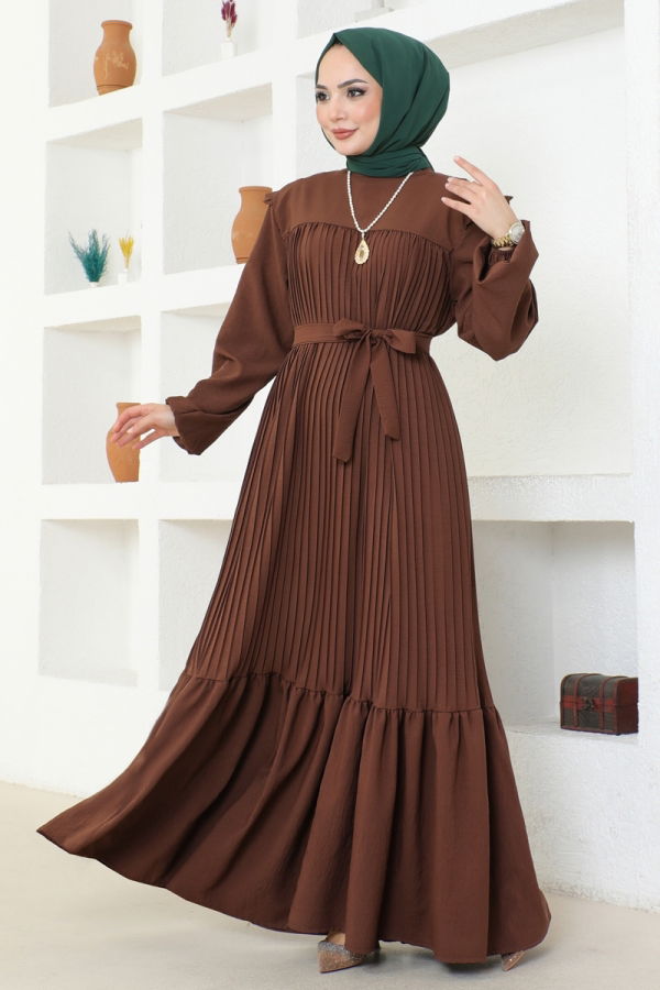 Dress 3030HBS856 Brown - 1