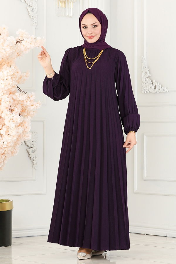 H.B.S. - Dress 3031HBS856 Purple