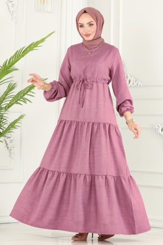 moda selvim DRESS 3032HBS856 Rose Dried - Thumbnail