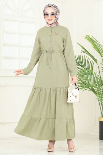 K.T.R. - Dress 3049KTR750 Almond Green
