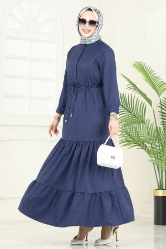 K.T.R. - Dress 3049KTR750 Navy Blue