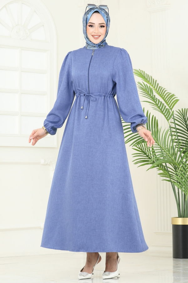 Modaselvim NET 20%+20% DISCOUNT IN THE CARD Dress 3050KTR750 Light Indigo