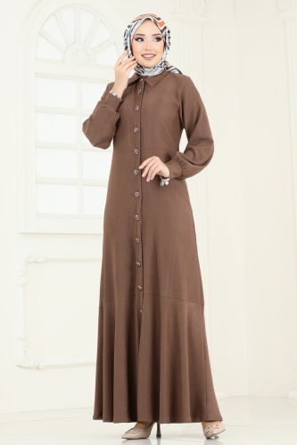 H.B.S. - Dress 3061HBS856 Brown