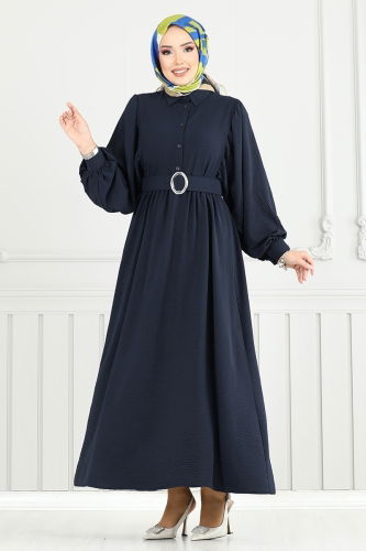 MRV H.B.S. - Dress 3071HBS932-M Navy Blue