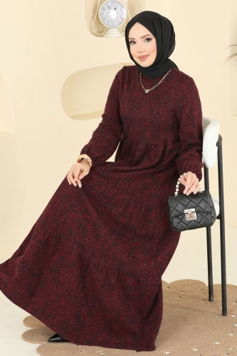 K.T.R. - Dress 3071KTR750 Burgundy