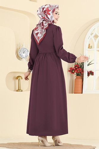 moda selvim الفستان توتي 3076KTR750 - Thumbnail
