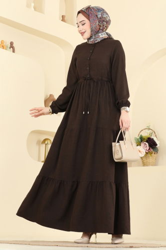 K.T.R. - Dress 3083KTR750 Bitter Brown