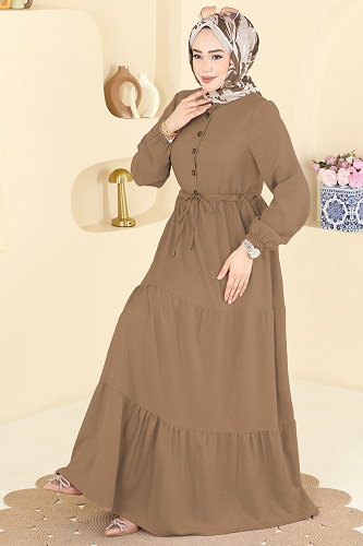 moda selvim Dress 3083KTR750 Dark Vision - Thumbnail