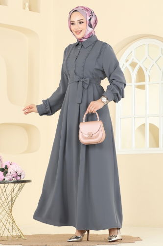 A.S.N. - الفستان رمادي 308ASN888