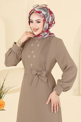 moda selvim Dress 309ASN888 Vision - Thumbnail