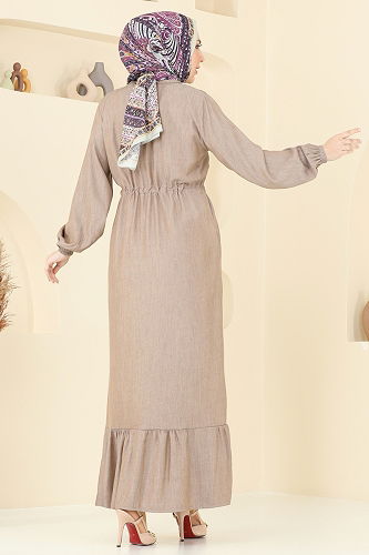 moda selvim Dress 309HBS856 Vision - Thumbnail