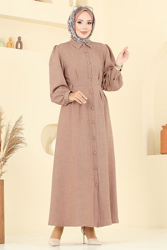 moda selvim Dress 3159HBS856 Vision - Thumbnail