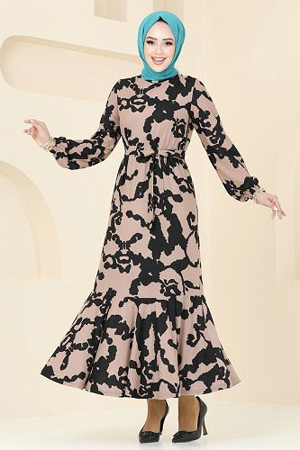 moda selvim Dress 315DVL817 Pattern 2 Vision - Thumbnail