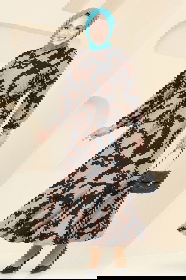 Modaselvim خصم صافٍ20%+20% في سلة التسوق الفستان نمط 2 بيج 315DVL817