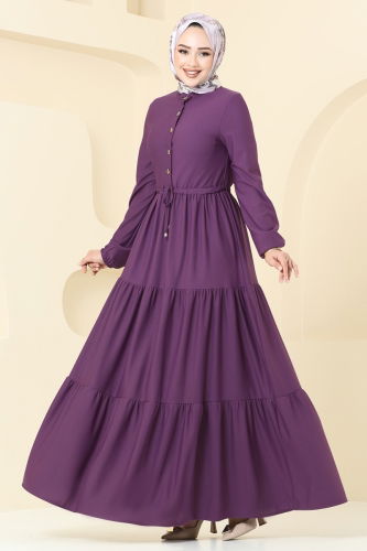 M.H. - Dress 3176MH427 Dark Lilac