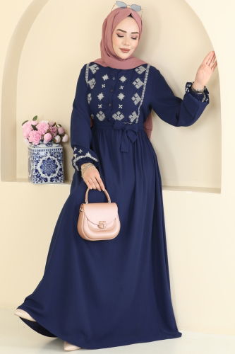 A.S.N. - Dress 317ASN888 Navy Blue