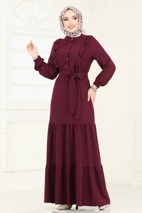 Modaselvim Dress Dress 318DVL817 Damson