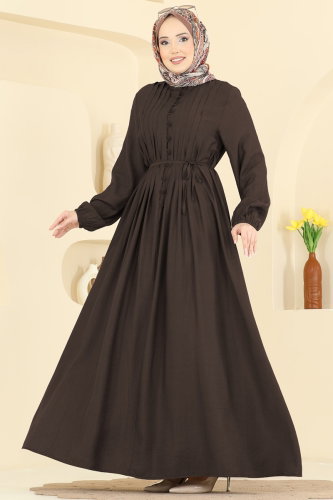 A.S.N. - Dress 320ASN888 Bitter Brown