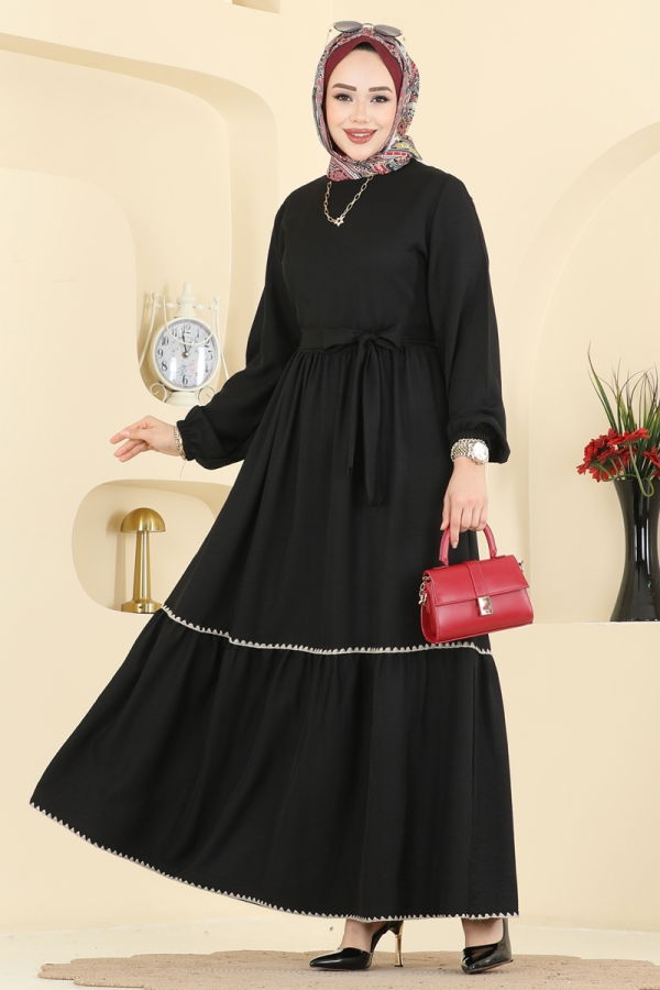 Modaselvim Dress Dress 3253HBS856 Black