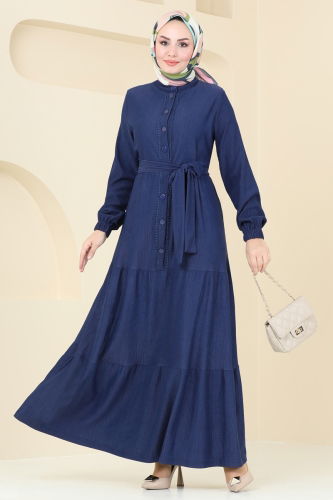 D.V.L. - Dress 325DVL817 Navy Blue