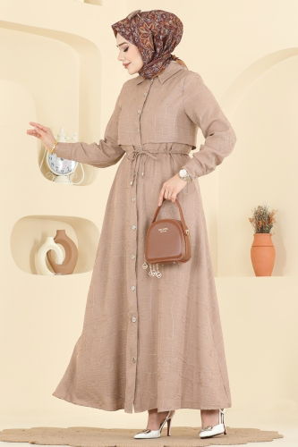 B.L.U. - الفستان بيج 3307BLU797