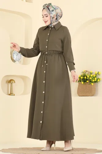 B.L.U. - Dress 3327BLU797 Khaki