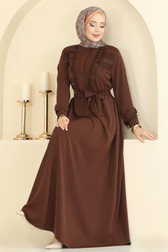 A.S.N. - Dress 332ASN888 Brown