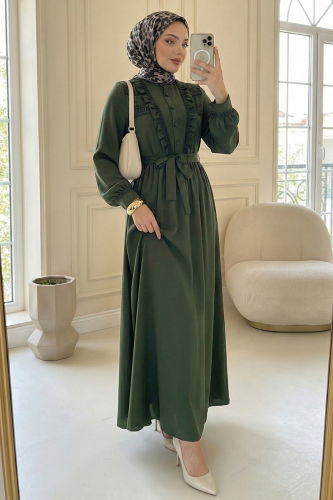 A.S.N. - Dress 332ASN888 Khaki