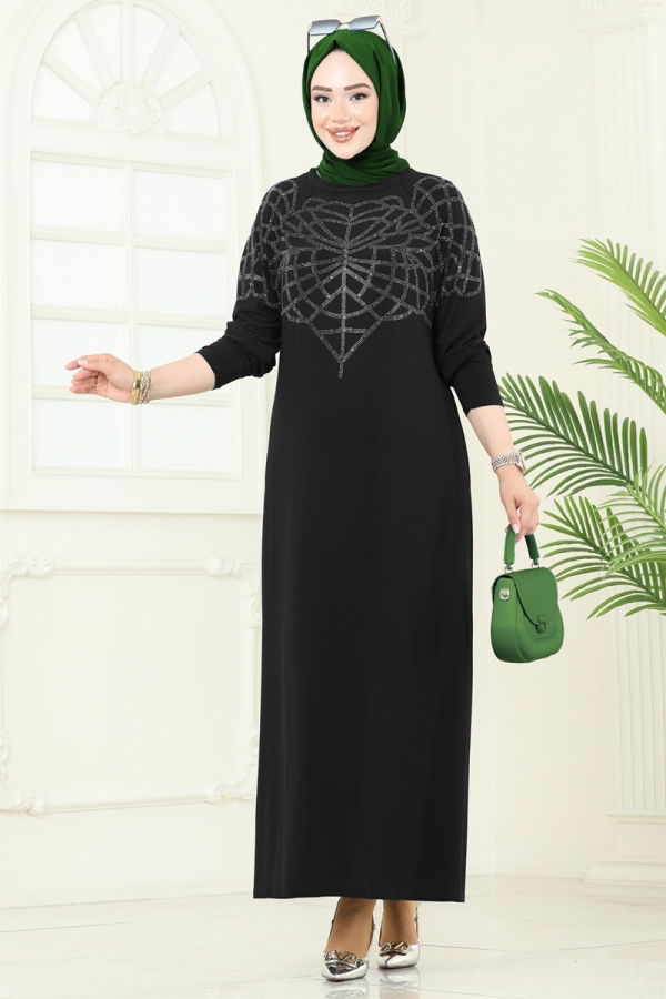 Modaselvim الفساتين الفستان أسود 3402UZ662
